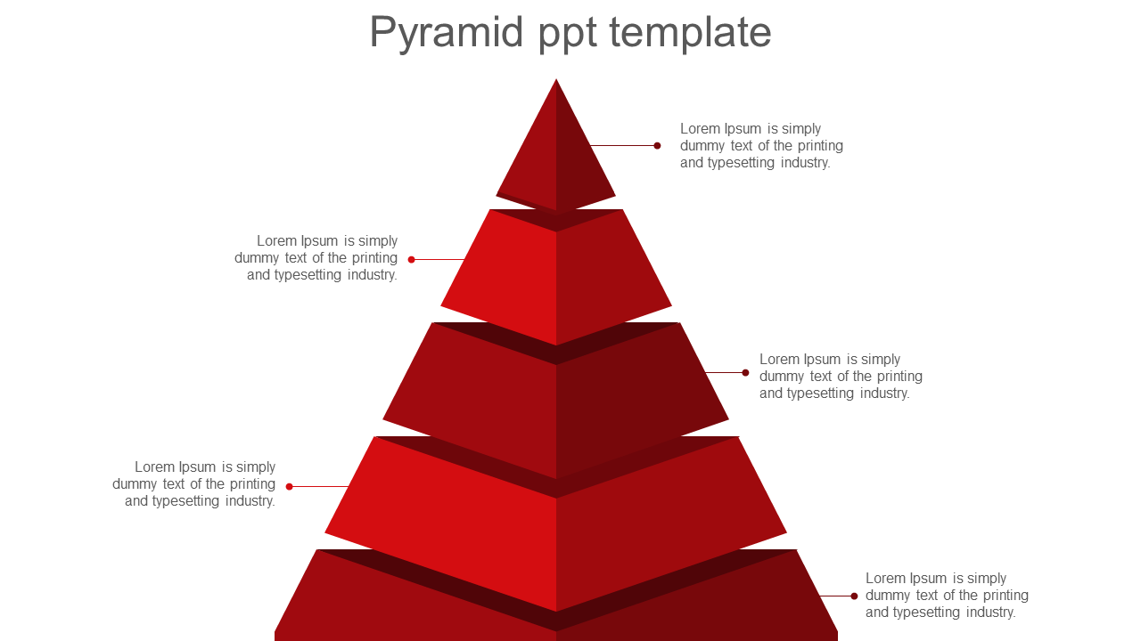 Free - Make Use Of Our Pyramid PPT Template Slide Presentation